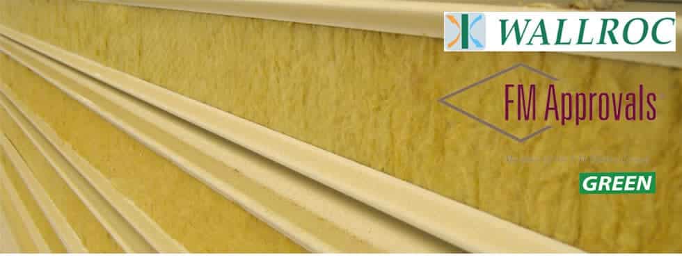 แผ่นฉนวนกันไฟ Rockwool WALLROC ใยแนวตั้ง ผ่านการทดสอบมาตรฐานการกันไฟระดับโลก FM Approvals