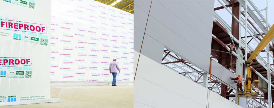 แผ่นฉนวนกันความร้อน FIWall i370 PIR Sandwich Panel