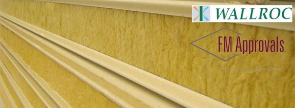 แผ่นฉนวนกันไฟ ผนังกันความร้อน ฉนวนใยหิน Rockwool Sandwich Panel